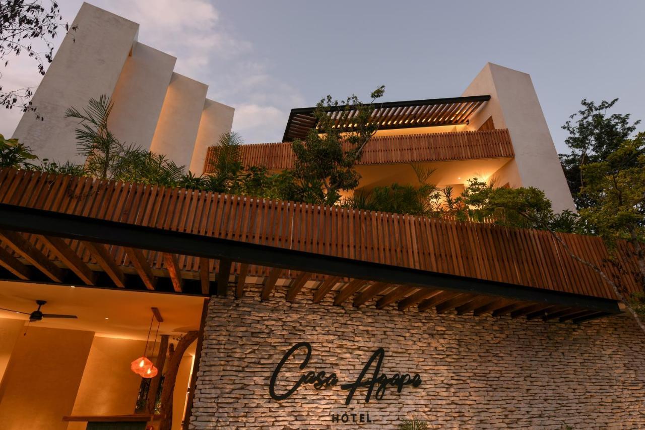 Casa Agape Hotel Tulum With Beach Club Access Exterior foto